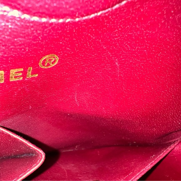 Vintage CHANEL double flap Lambskin purse - Picture 6 of 11